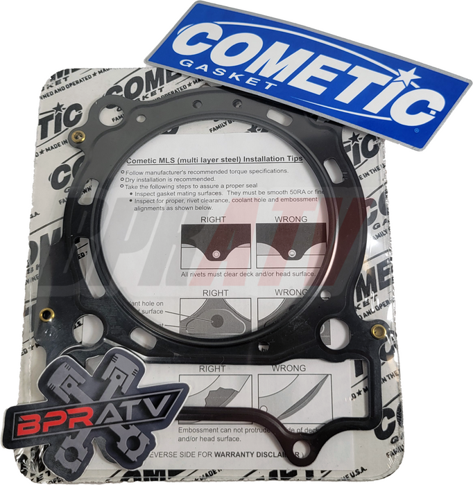 Yamaha YFZ450R YFZ 450R 95mm Stock Bore Wiseco Pump Gas Piston & Cometic Gaskets