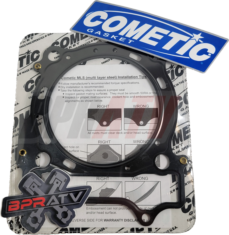 Yamaha YFZ450R YFZ 450R 450X 95mm OEM Stock Bore COMETIC Top End MLS HEAD Gasket