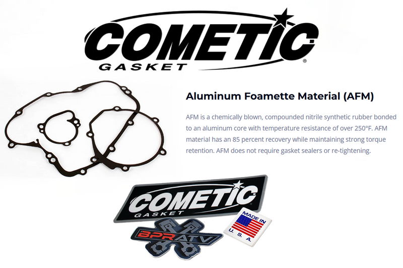 Raptor 700 700R Titanium Head Stud Kit + Complete Cometic Gasket Kit Yamaha ATV!