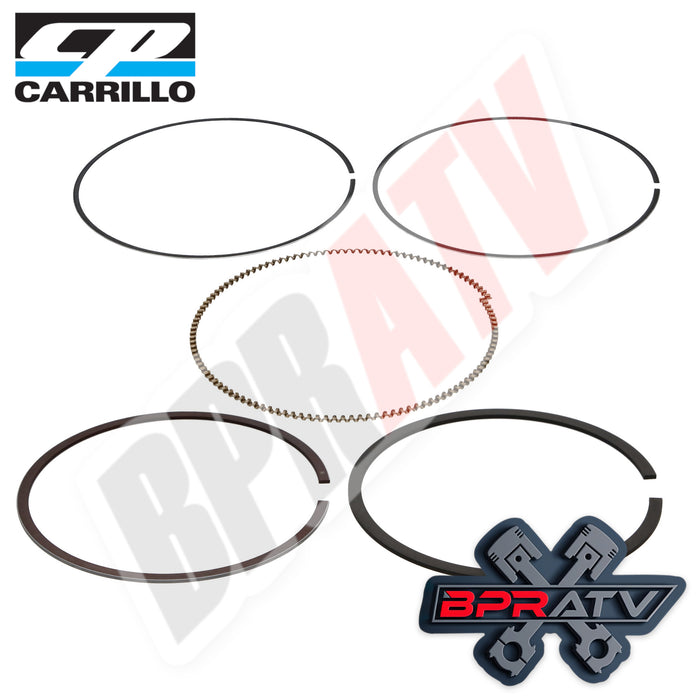 YFZ450 YFZ450X YFZ450R 95mm 13.75:1 CP Carrillo Stock Bore RACE GAS Piston Rings