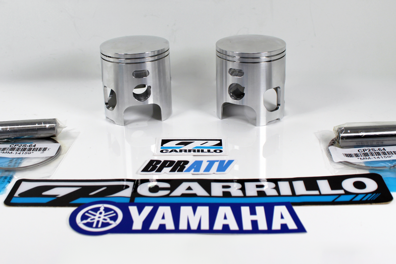 Yamaha Banshee 64mm CP-Carrillo Forged Pistons Kit Stock Bore Rings Clips YFZ350