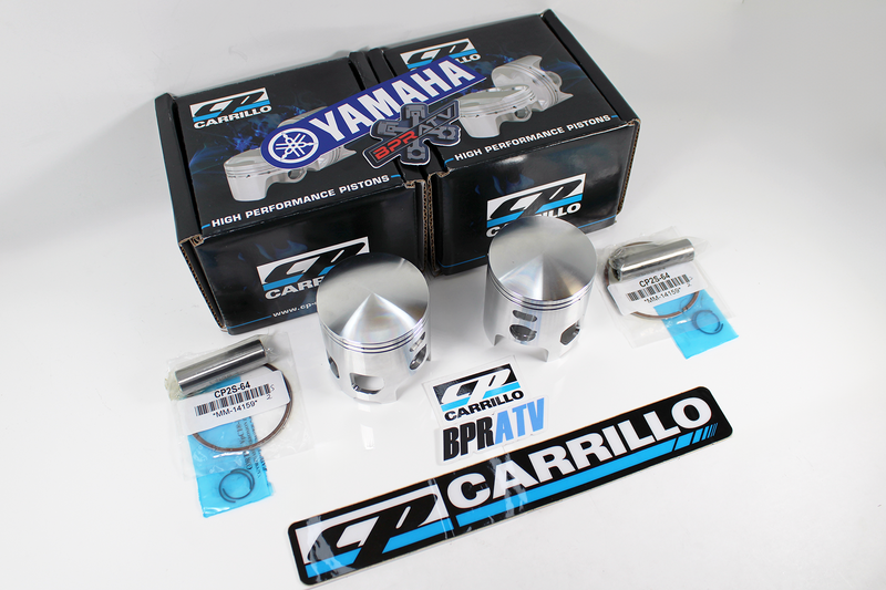 CP-Carrillo Yamaha Banshee +2 66mm Forged Pistons Kit Hi-Temp Rings Big Bore New