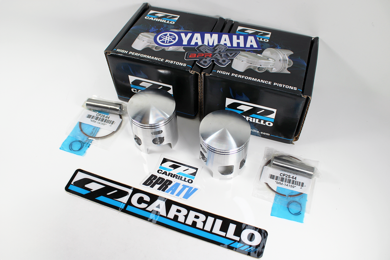 Yamaha Banshee CP Carrillo Pistons 65mm Big Bore Forged Piston Set Top End Kit