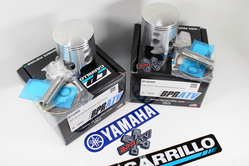 Yamaha Banshee Stock CP-Carrillo Pistons Hot Rods Crank Engine Rebuild Kit Seals