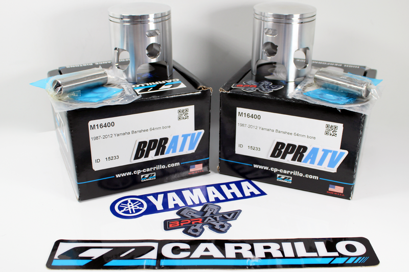 Banshee Yamaha CP-Carrillo 65mm Forged Piston Kit Big Bore High RPM Race Ready