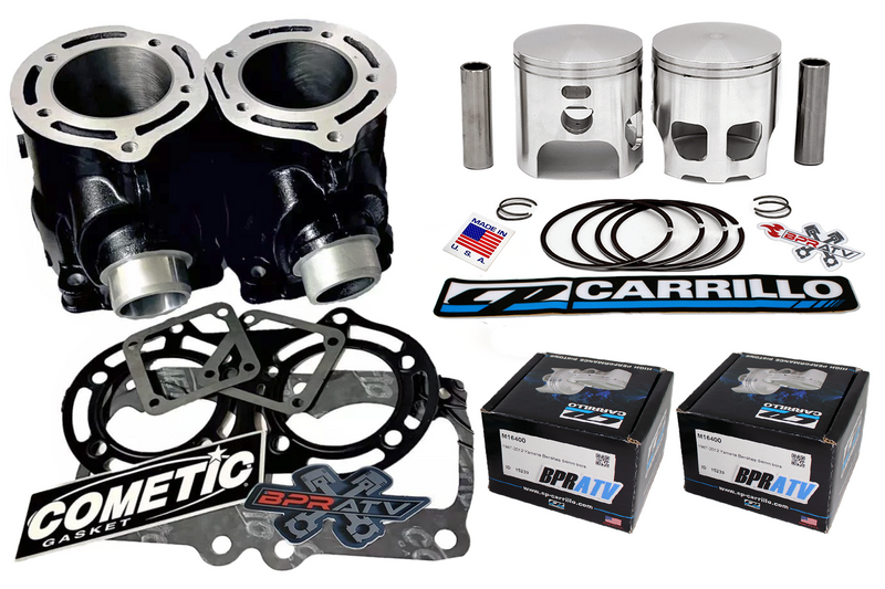 Yamaha Banshee 64mm Cylinders CP-Carrillo Pistons & Cometic Top End Rebuild Kit