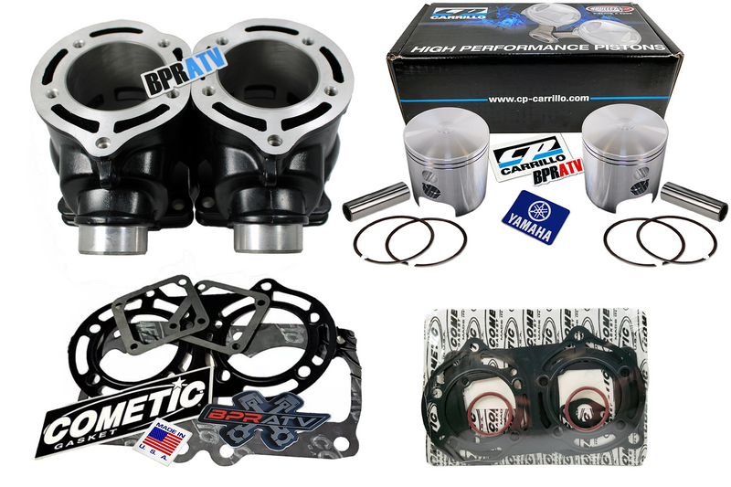 Banshee 350 64mm CP-Carrillo Pistons Stock Cylinders Cometic Top End Rebuild Kit