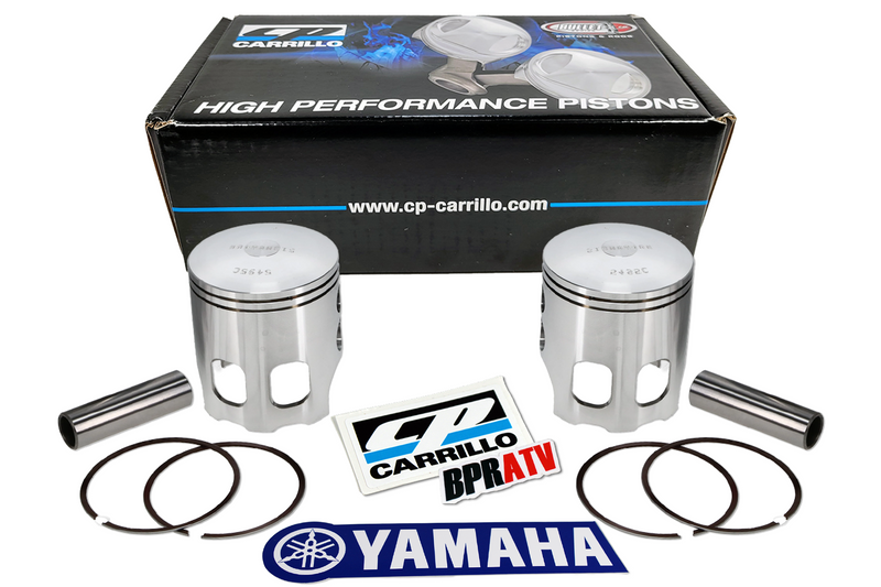 BPRATV CP Carrillo Banshee 350 65mm Forged Pistons Set Rings CNC Machined In USA