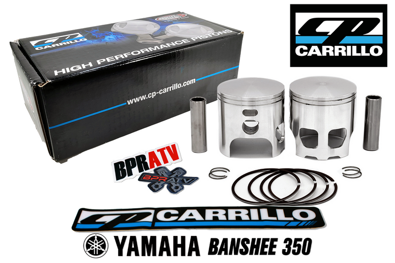 Banshee CP Carrillo Pistons Stock Bore 64mm Standard Forged Piston Set Rings Kit