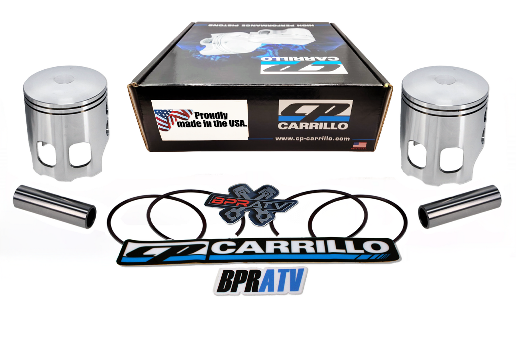 CPCarrillo Yamaha Banshee +1 65mm Pistons Kit HiTemp Rings Bi