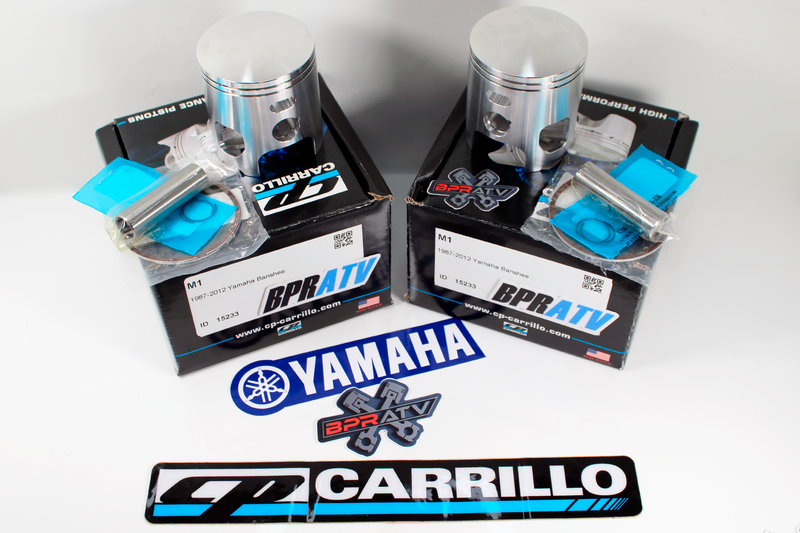 BPRATV Yamaha Banshee 370cc 66mm Big Bore CP Carrillo Piston Top End Rebuild Kit