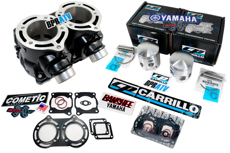 BPRATV Yamaha Banshee 370cc 66mm Big Bore CP Carrillo Piston Top End Rebuild Kit