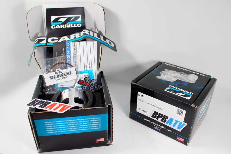 Banshee 370cc 66mm Big CP-Carrillo Pistons Cylinders Cometic Top End Rebuild Kit