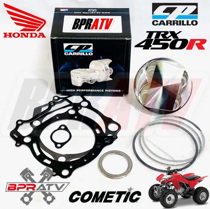 06+ TRX450R TRX 450R 96mm 12.5:1 Pump CP Carrillo Piston Stock Bore Cylinder Kit