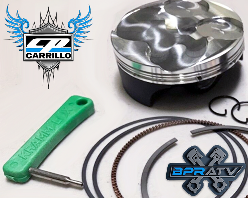 04-09 KX250F KX 250F 77mm 14.2:1 CP RACE Piston Kit Carrillo Rod Cometic Gasket