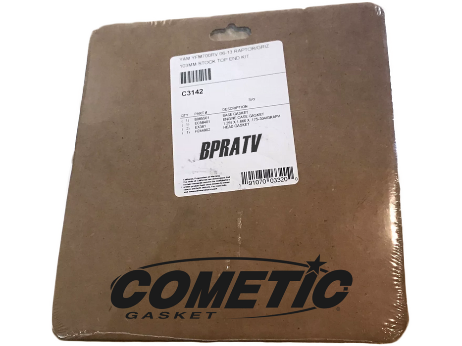 Yamaha Raptor 700 Stock Standard OEM Bore CP Piston Rings Only & Cometic Gasket