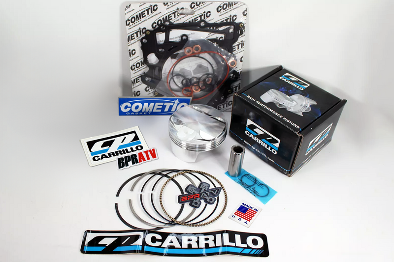 Yamaha Grizzly 660 102mm CP Carrillo Big Bore 12:1 686cc Piston Cometic Gaskets
