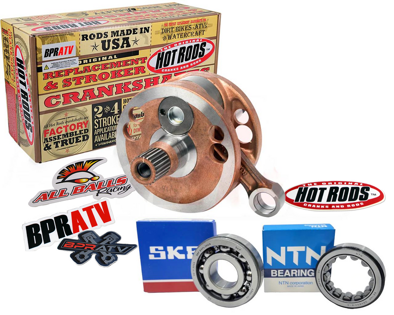 New Hot Rods Crankshaft Rebuild Kit TRX450R TRX450ER '06-14 SKF Bearings Gaskets