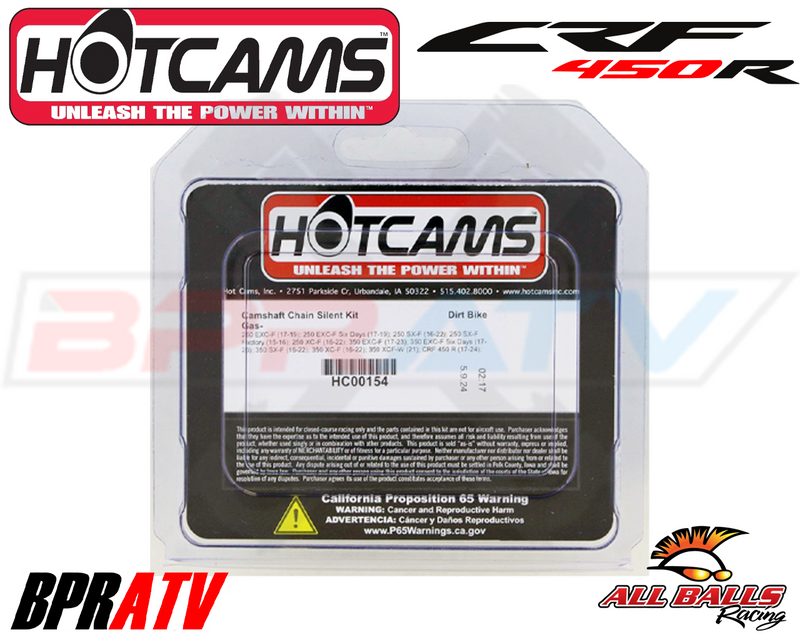 17-25 Honda CRF450R CRF 450R OEM Extreme Heavy Duty Hotcam Hot Cam Timing Chain