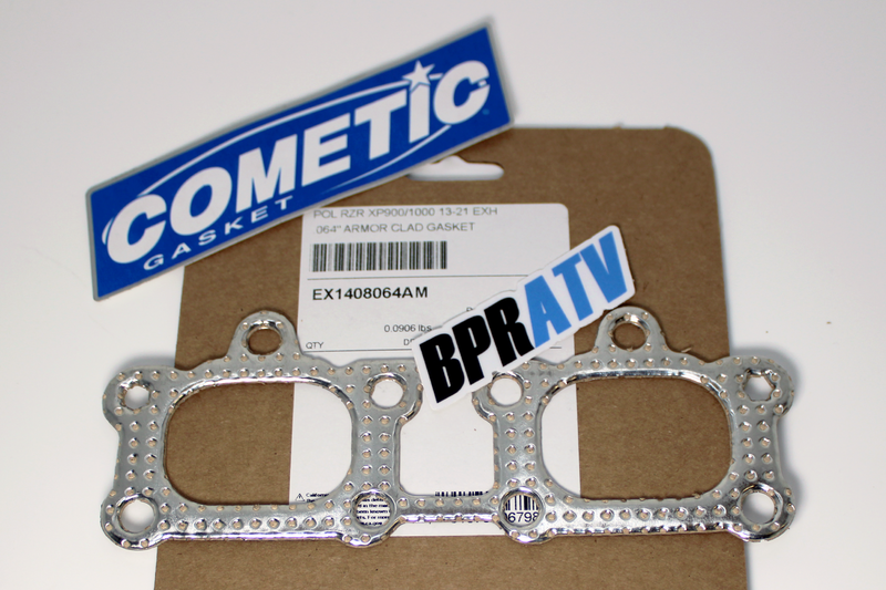 Cometic Manifold Exhaust Gasket Seal TITANIUM Bolts Polaris RZR XP 1000 3610184