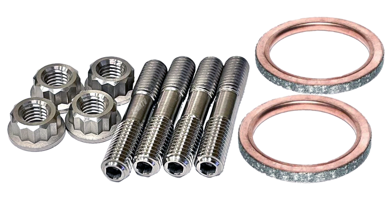 Rhino Grizzly 660 Titanium Exhaust Studs Gaskets Ti Manifold Stud Gasket Kit Set