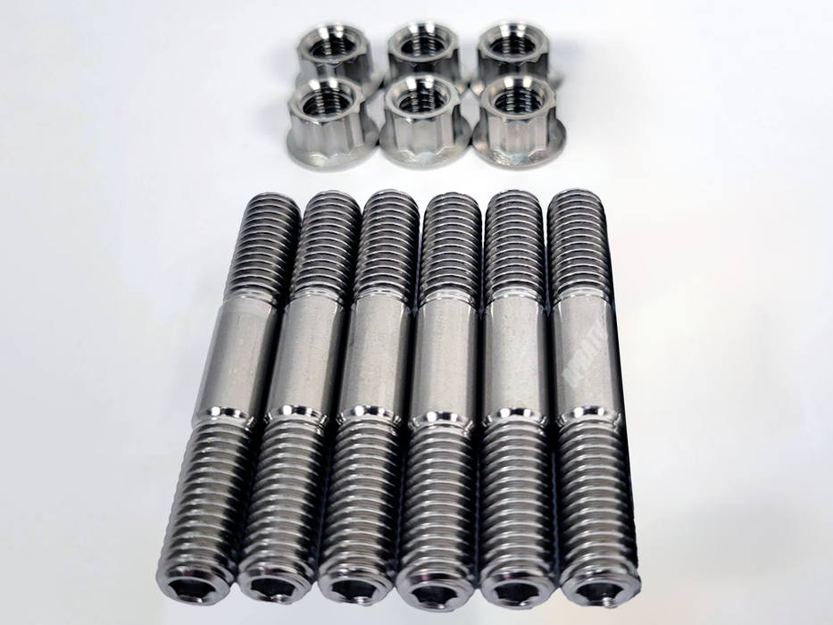 Suzuki LT250 LT 250R F/G Quadracer Titanium Head Studs Stud Bolt Upgrade Kit Set