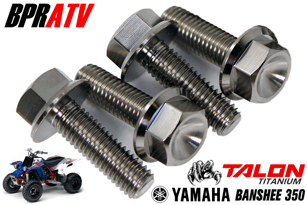 Banshee Foot Peg Bolts TITANIUM Banshee 350 Pegs Flange Bolts Set 95822-10025-00