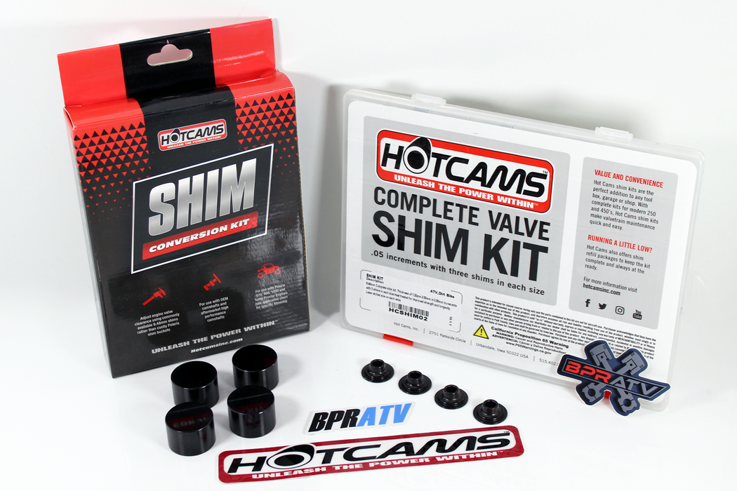 14-20 Polaris RZR 570 Hot Cams Valve Shim Conversion Kit w/ Hotcams Shim Kit DLC