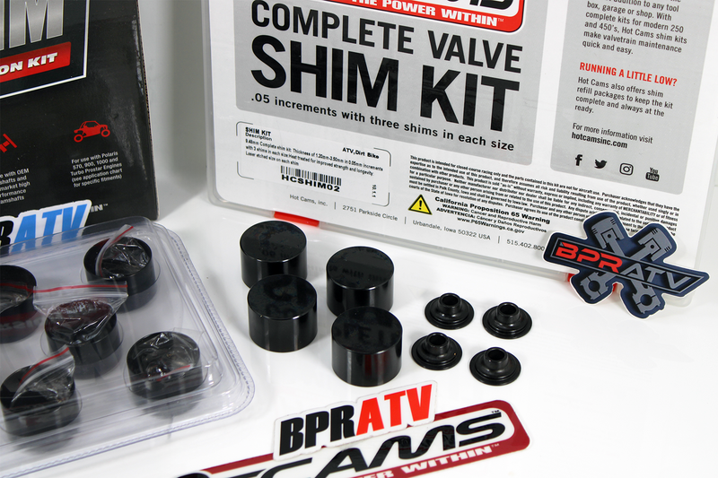 Polaris General 1000 XP1000 Hot Cams Valve Shim Conversion Kit +Hotcams Shim Kit