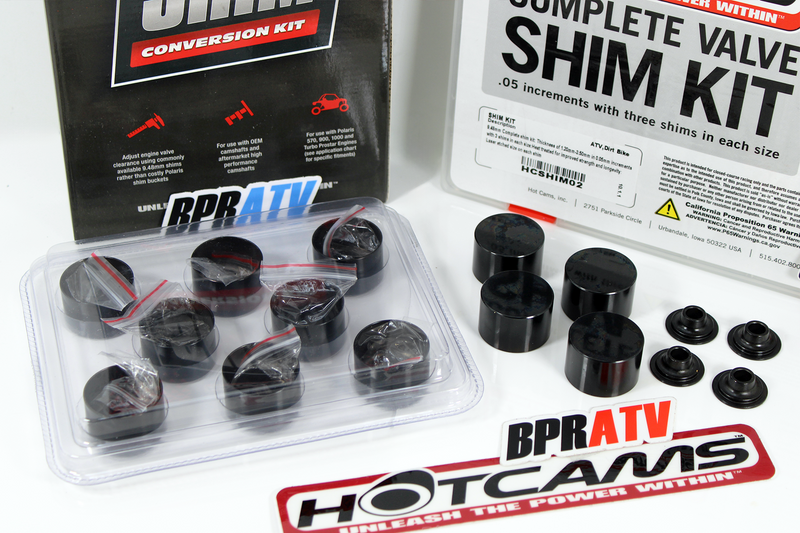 Polaris General 1000 XP1000 Hot Cams Valve Shim Conversion Kit +Hotcams Shim Kit