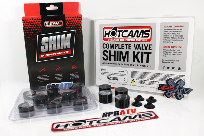 Polaris General 1000 XP1000 Hot Cams Valve Shim Conversion Kit +Hotcams Shim Kit