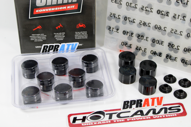 Polaris General 1000 XP1000 Hot Cams Valve Shim Conversion Kit +Hotcams Shim Kit