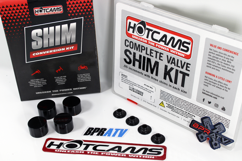 Hot Cams Valve Shim Conversion Kit with Shim Kit DLC Hotcams Polaris 570 RZR ACE
