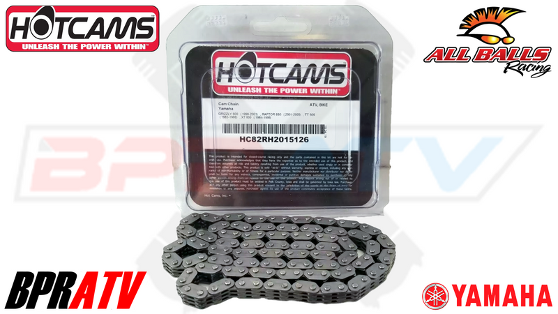 98-01 Yamaha Grizzly 660 YFM660 HD Hot Cams Hotcams Replacement Cam Timing Chain
