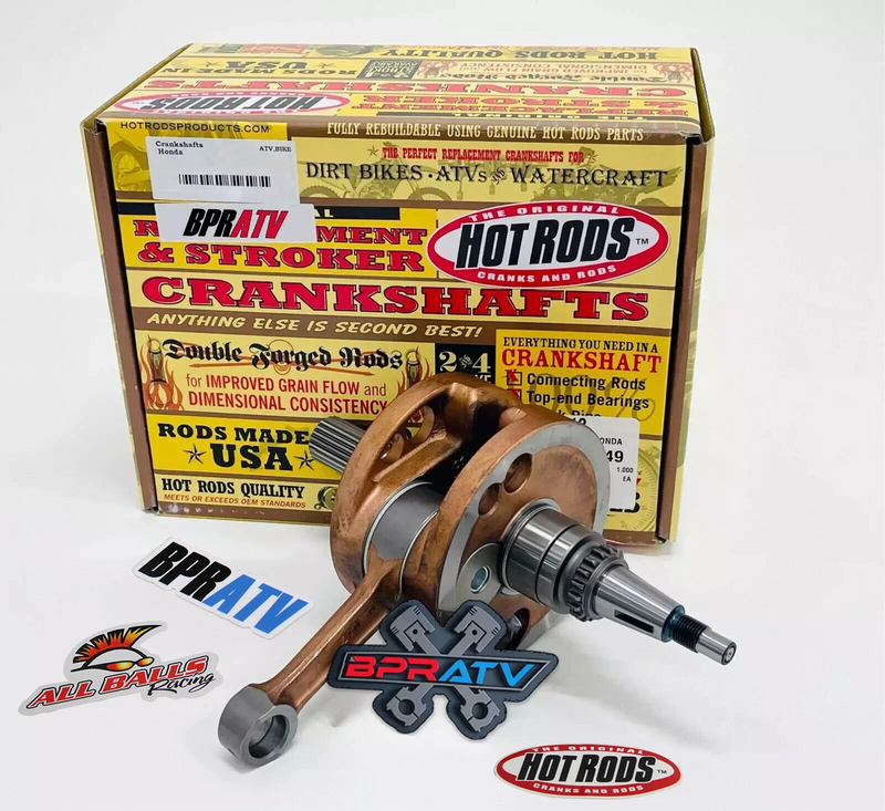 Honda 04 05 TRX 450R Hot Rods Crank Stock Aftermarket Crankshaft & Main Bearings