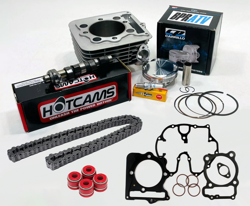99-14 Honda 400EX 400 EX Top End Cylinder Kit 10:1 CP Piston Stage 2 Hot Cam Kit