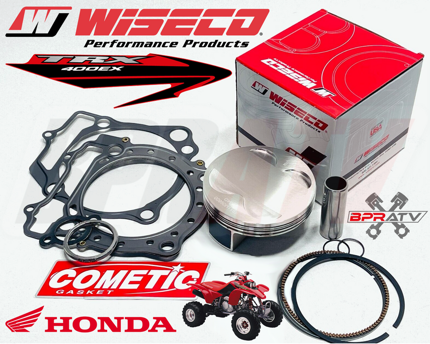 Honda XR400 XR400R XR 400 Top End Rebuild Repair Kit 10:1 Wiseco Piston Gaskets