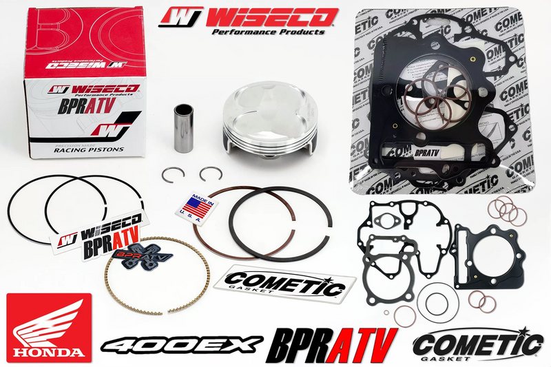 416cc Big Bore Wiseco 87mm Piston & Cometic Gasket Kit Honda TRX400EX 400X XR400