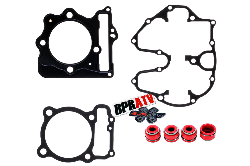 Honda 400EX 400X XR400R Kibblewhite Valves Red Viton Seals Stock Top End Gaskets
