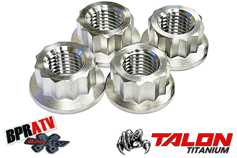 BPRATV 16pc Titanium Lug Nut Set YFZ450/R Raptor Banshee Grizzly Kodiak M10x1.25