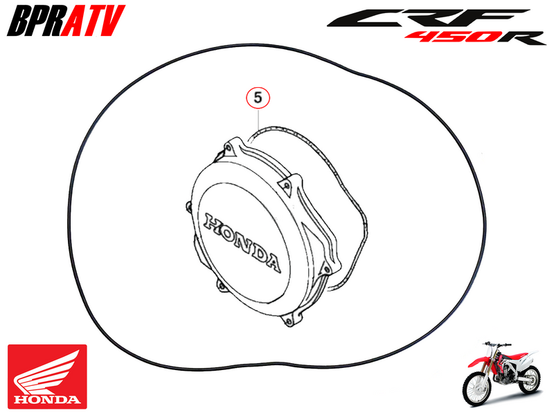 BPRATV Honda CRF450R CRF 450R Heavy Duty Steel Plates Fibers Springs Clutch Kit