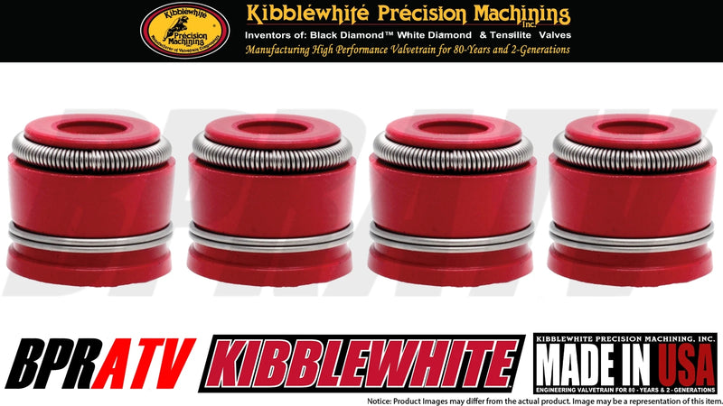 2016-2021 Honda Pioneer 1000 Head Valve Stem Guide Viton RED Seals Seal Set of 8