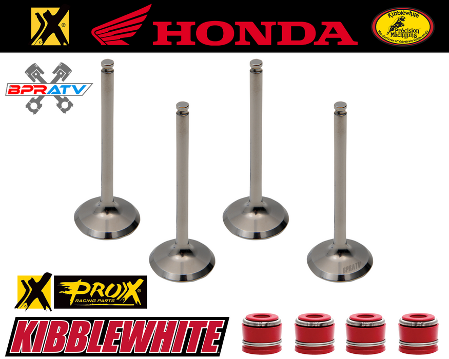 99-14 TRX400EX TRX 400EX ProX Pro X Intake Exhaust Valve Kit & KIBBLEWHITE Seals