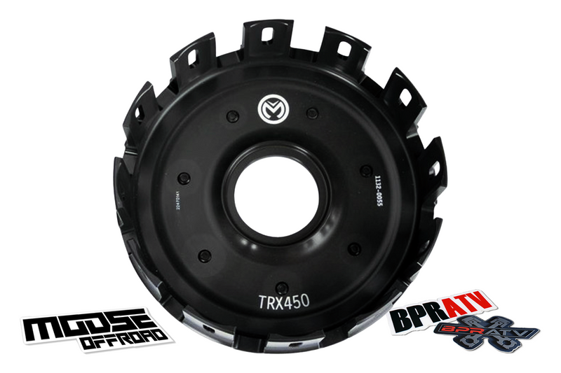 TRX 450R TRX450ER Moose Offroad Heavy Duty CNC Billet Clutch Basket + Clutch Kit