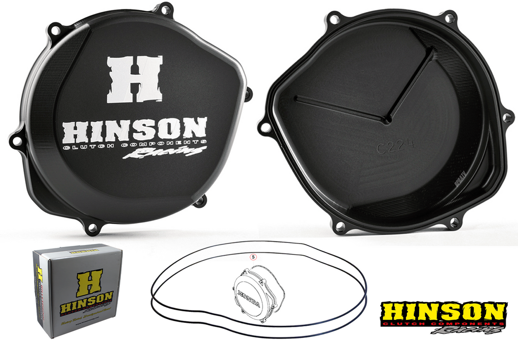 Hinson Clutch Cover Billet BILLETPROOF Honda CRF450R CRF 450R C224 (2002 - 2018)