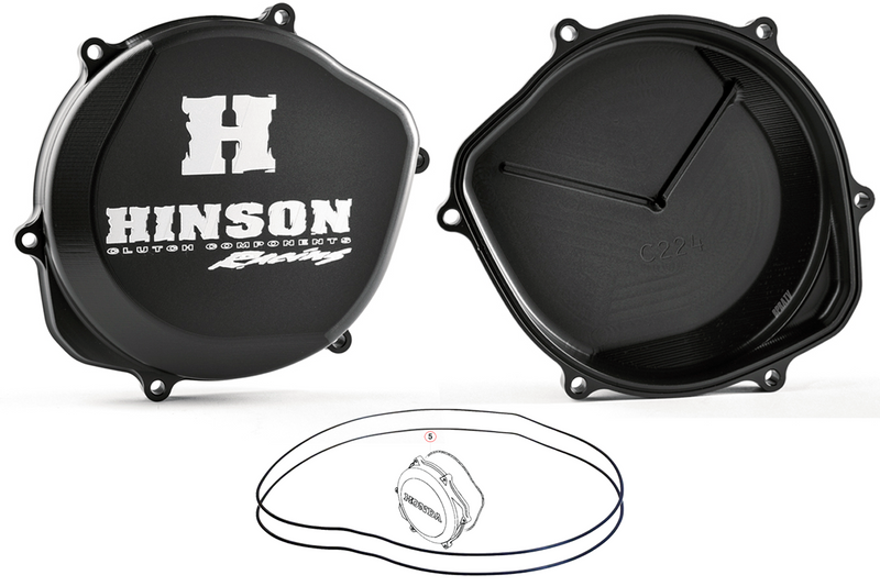 Hinson Clutch Cover Billet BILLETPROOF Honda CRF450R CRF 450R C224 Hinson Clutch Cover Billet BILLETPROOF Honda CRF450R CRF 450R C224