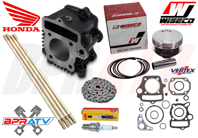 Honda CRF70F CRF 70 Cylinder WISECO Piston Gasket Stud Top End Rebuilt Kit 04-12