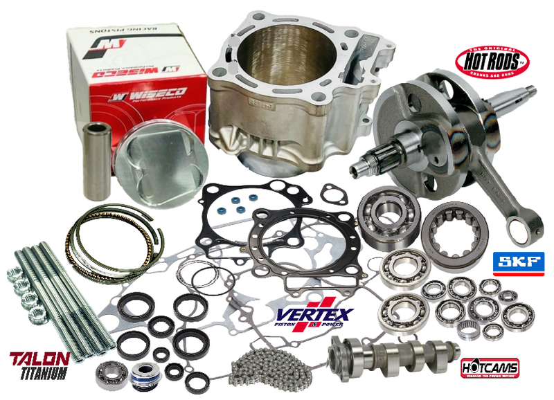 06+ TRX 450R 450ER 100mm Big Bore Stroker Complete Engine Rebuild Kit CP JE Pist