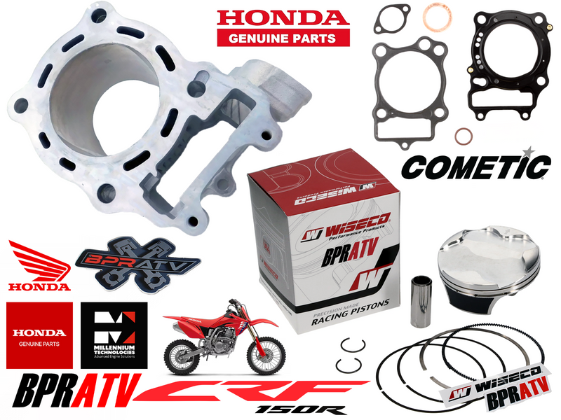 Honda CRF150R CRF 150R 68mm Big Bore OEM CYLINDER Wiseco Piston Top End Rebuild