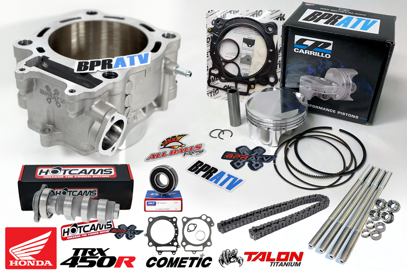 06+ TRX450R TRX 450R 96mm CP Piston Cylinder Top Cometic Stage 2 Hot Cams Chain